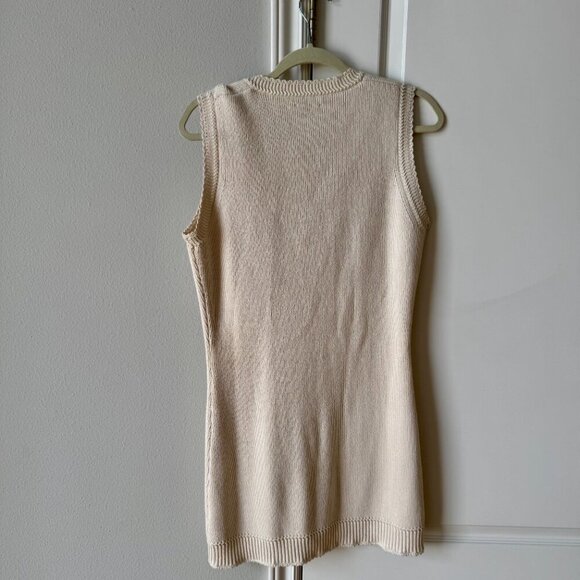 Reformation Catalina 100% Organic Cotton Knit Minidress Size M - Picture 7 of 10